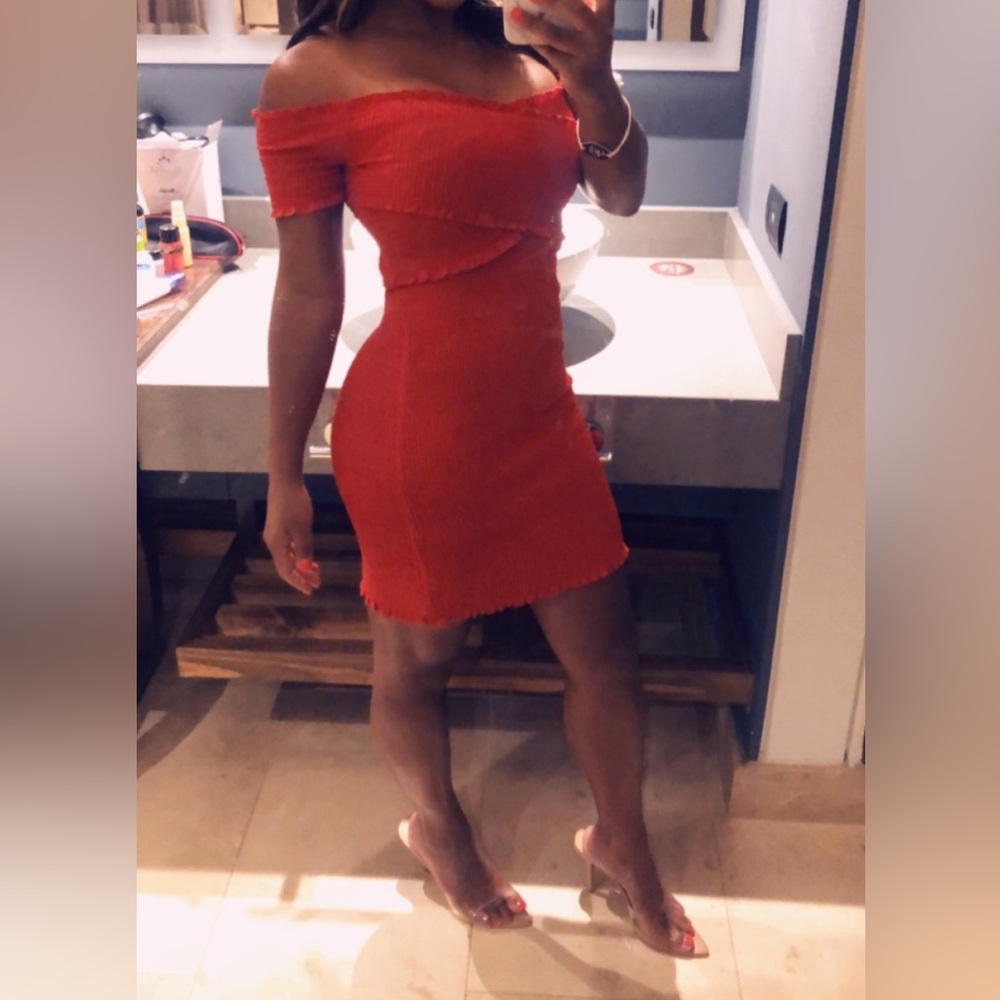 Off The Shoulder Bodycon Dress